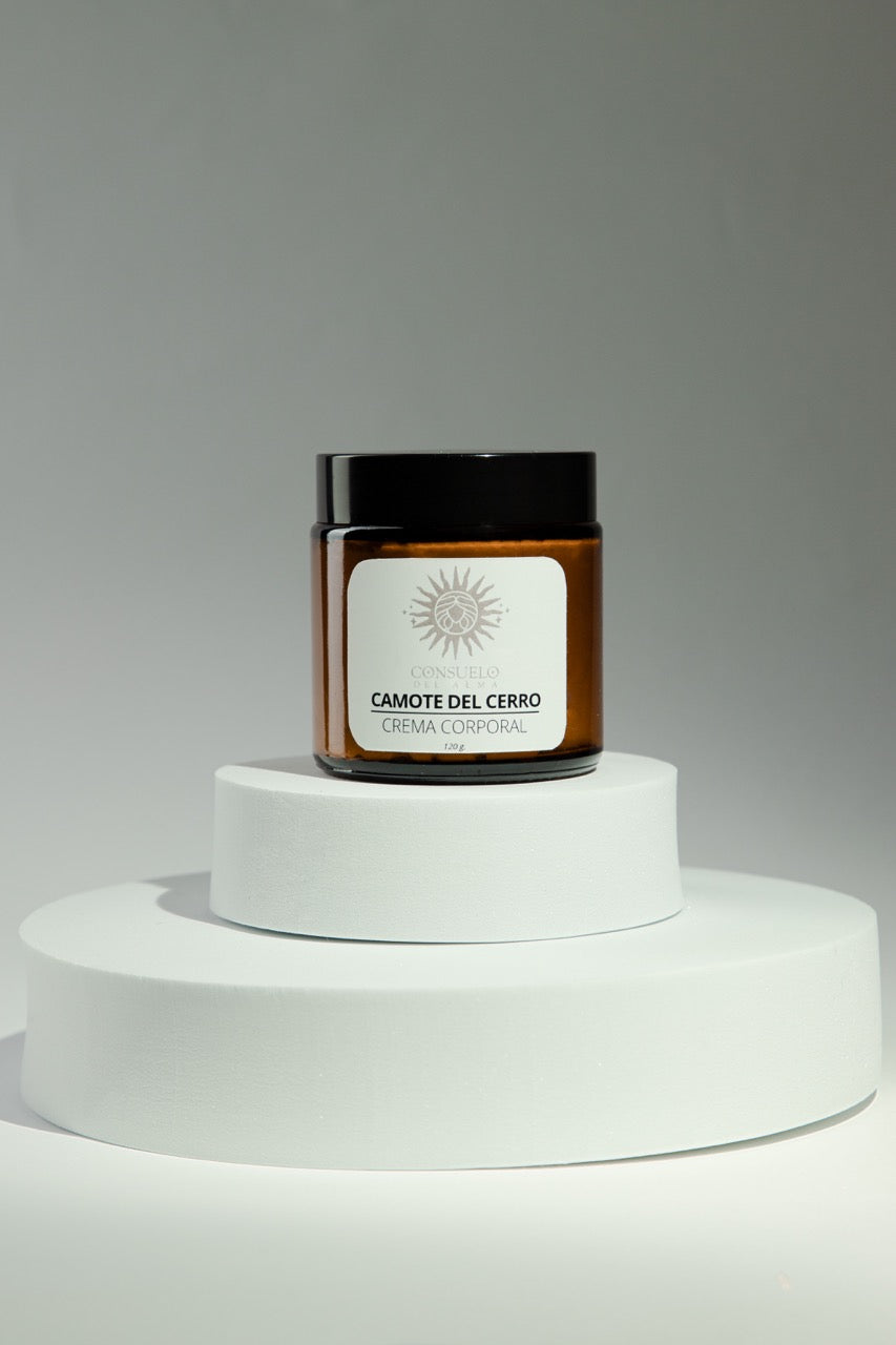 Tezzalli, camote del cerro, crema corporal, producto, repizas